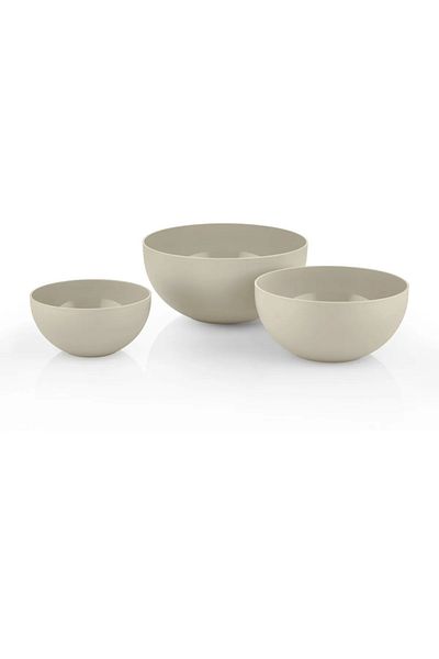 bombidibom Round Bowl Set of 3 Cream Color (0.6lt+2.5lt+4lt)