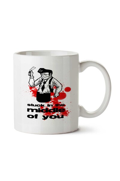 ART HEDİYE Stuck in the Middle of You Two Sided Printed Mug
