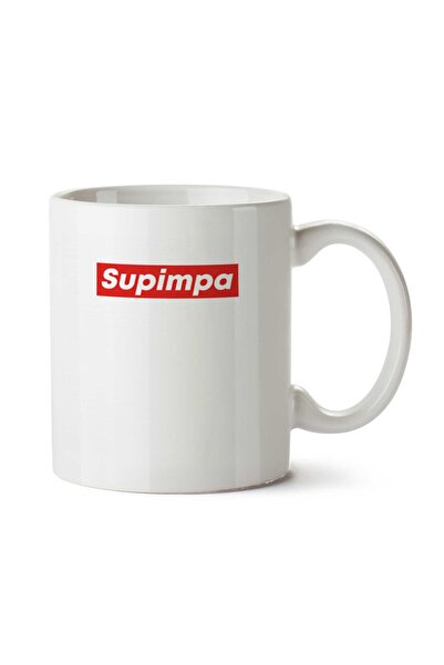 ART HEDİYE كوب Supimpa مطبوع على الجانبين