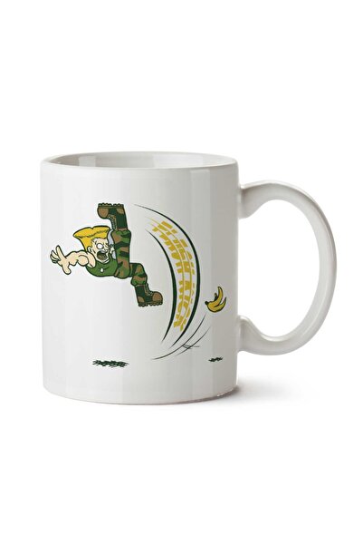ART HEDİYE Street fighter Guile Flash Kick Two Side Printed Mug