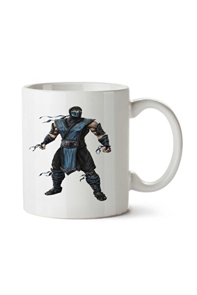 ART HEDİYE كوب مطبوع على الجانبين من Sub Zero Kombat