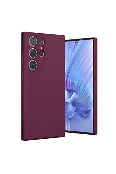 m.tk moveteck Samsung Galaxy S24 Ultra Kılıf Kamera Korumalı Mat Hisli içi Kadife Yumuşak Lansman Renkli Silikon