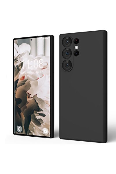 m.tk moveteck Samsung Galaxy S24 Ultra Kılıf Kamera Korumalı Mat Hisli içi Kadife Yumuşak Lansman Renkli Silikon