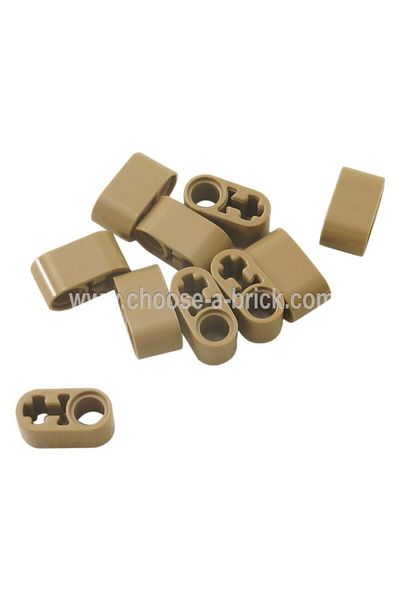LEGO Technic Moc Custom Accessory Liftarm 1 X 2 Axle - Dark Tan 4 Pieces Will Be Sent
