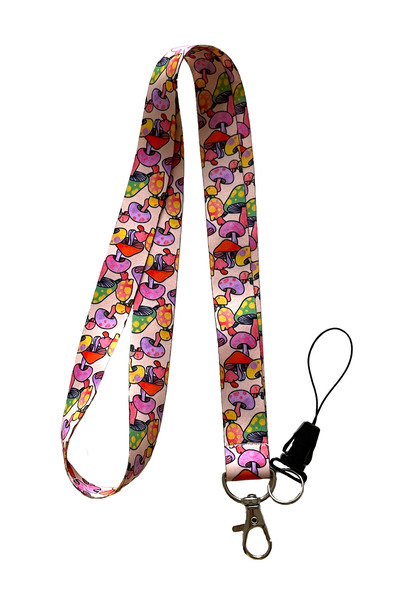 StormiStoretr Renkli Mantar Boyun ipi Telefon Askısı Lanyard