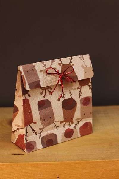 demontecraft New deer pattern bag gift package 3 pieces 14x14x5