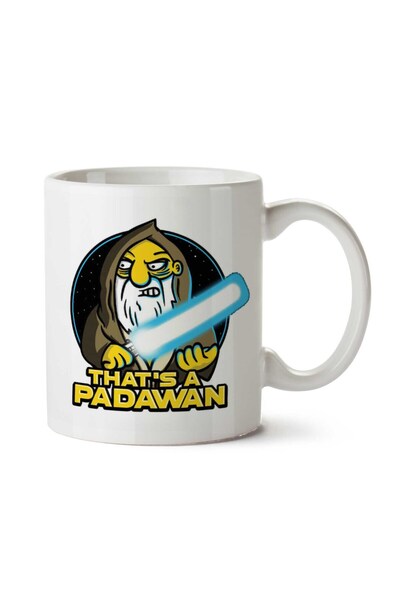ART HEDİYE Jasper Beardly The Simpsons Star Wars Two Sided Printed Mug