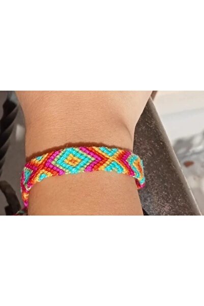 Şengül El Emeği Ip Örgü Magrome Bileklik