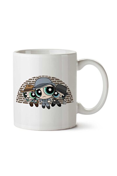 ART HEDİYE The Whitechapel Boys Powerpuff Girls Two Sided Printed Mug