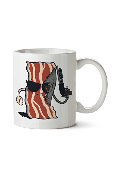 ART HEDİYE كوب بطبعة وجهين من Terminator The Baconator