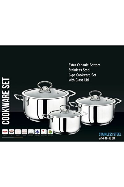 NEW BONMARCHE 6 Pcs Mini Tencere Seti