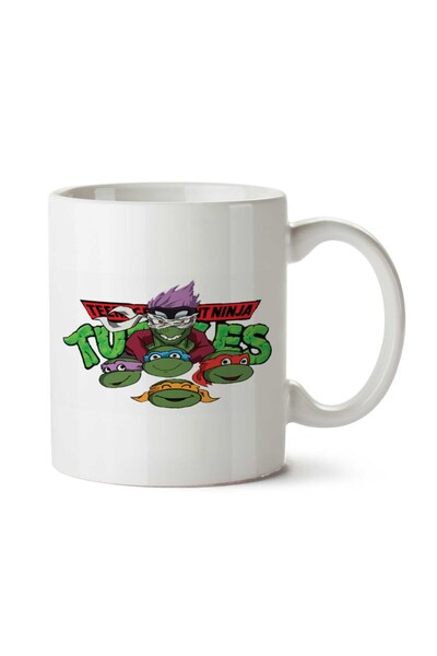 ART HEDİYE كوب Tartaruga Ninja Hero مطبوع على الجانبين