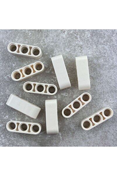 LEGO Technic Moc Custom Accessory Liftarm 1 X 3 Thick - White 4 Pieces Will Be Sent