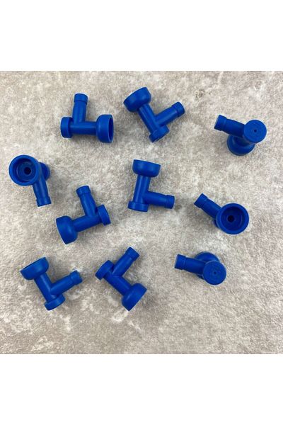 LEGO Custom Moc Accessory Part Tap 1 X 1 Small Faucet Brick Blue 6 Pieces Will Be Sent