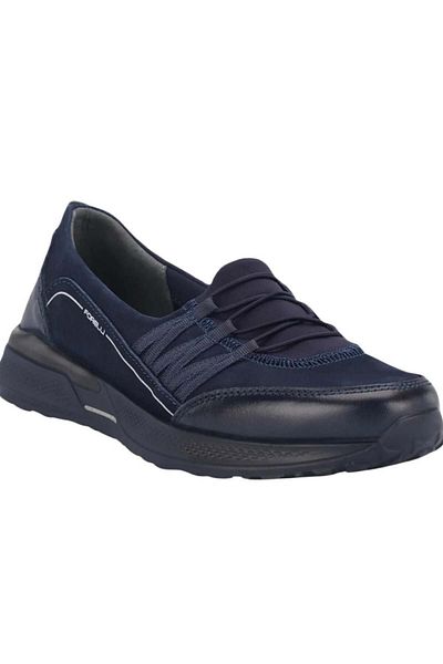 Forelli 46704-G Pantofi confortabili din piele pentru femei Riba bleumarin