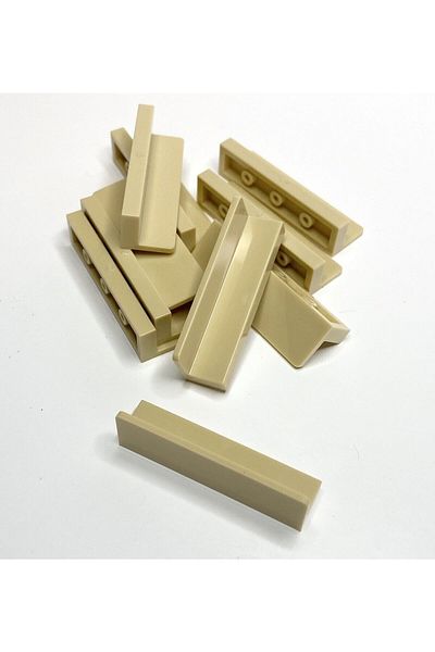 LEGO Custom Moc Accessory Creator Panel 1 X 4 X 1 Brick Tan 5 Pieces Will Be Sent