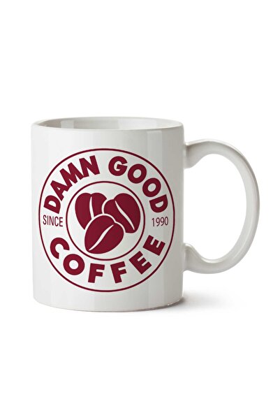 ART HEDİYE كوب توين بيكس دامن جود كوستا كوفي مطبوع على الجانبين