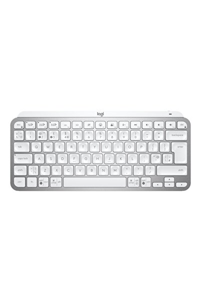 logitech MX Keys Mini Aydınlatmalı  Açık Gri Kablosuz Klavye İngilizce 920-010607