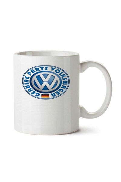 ART HEDİYE كوب مطبوع عليه شعار VOLKSWAGEN على الجانبين