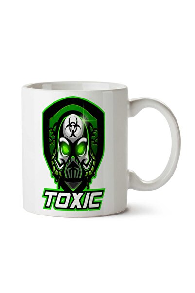 ART HEDİYE Toxic Skull Two Sided Printed Mug