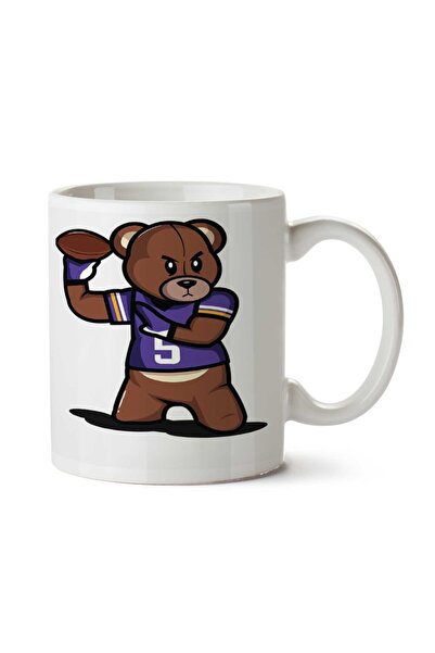 ART HEDİYE VICTRS - كوب كرة قدم تيدي مطبوع على الجانبين