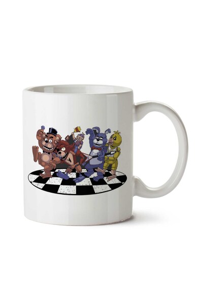 ART HEDİYE We The Five Nights Are Freddys Band Two Side Printed Mug