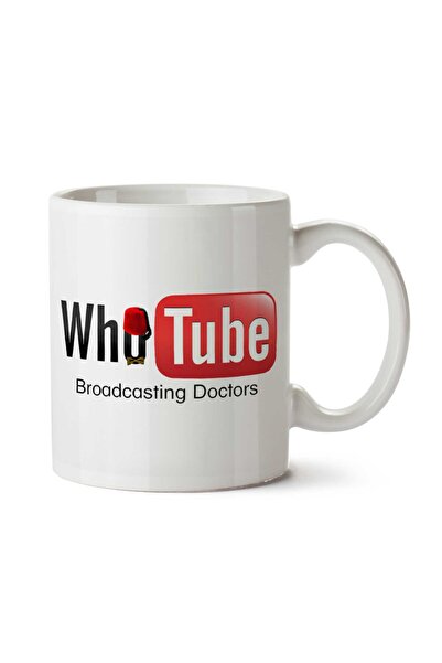 ART HEDİYE كوب مطبوع على الجانبين من Who Tube Broadcasting Doctors