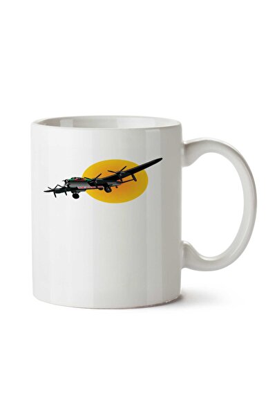 ART HEDİYE كوب مطبوع على الجانبين للطائرة