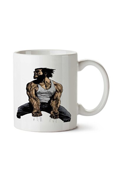 ART HEDİYE كوب ولفيرين رياضي مطبوع على الجانبين