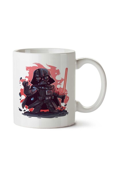 ART HEDİYE كوب فيدر، حرب النجوم، كوميدي مطبوع على الجانبين