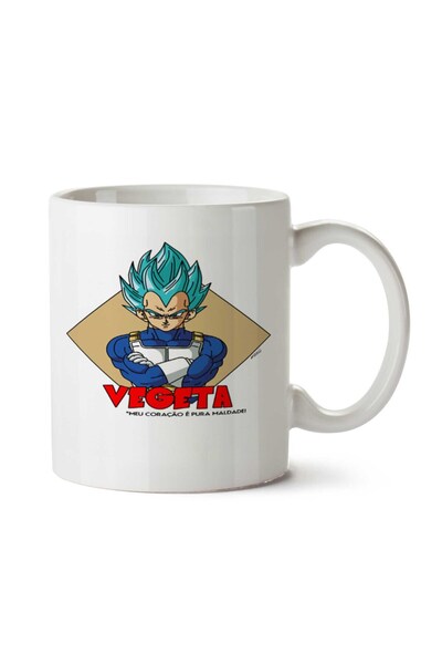 ART HEDİYE كوب VEGETA Maldade مطبوع على الجانبين