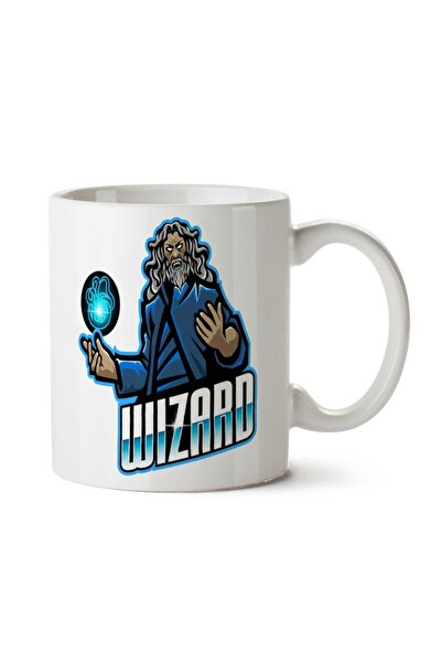 ART HEDİYE كوب Wizard Magician مطبوع على الجانبين