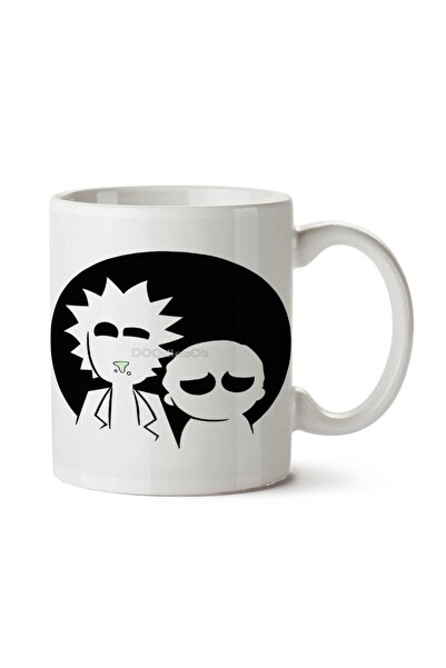 ART HEDİYE كوب Wubba Lubba Dub Dub مطبوع على الجانبين