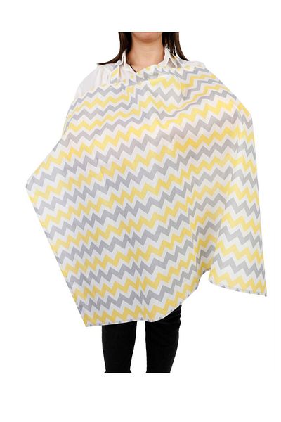 skycott για μωρό Annı Breastfeeding Bib με ρυθμιζόμενο λουράκι πλάτης 75 x 100 cm κίτρινο χρώμα