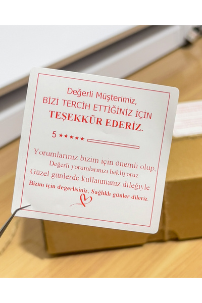 ButikSosyetik ملصق لاصق للتجارة الإلكترونية 6x6 سم 500 قطعة