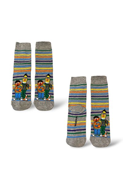 AL Bİ 90LIK جوارب منقوشة بشخصيات فيلم EDI & BUDDY