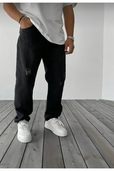 Denim Shorty Baggy Rahat Kalıp Bol Paça Pantolon(DİKKKAT!!!ÜRÜN BİLGİLERİNDEN BEDEN-BEL ÖLÇÜNÜZÜ KONTROL EDİNİZ)