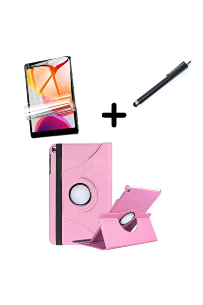 UnDePlus Lenovo M10 Plus TB-X606F TB-X606X Case Rotating Tablet Case Screen Protector+Pen