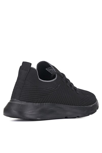 PASOMİA Pasomia 068 Siyah_siyah Merdane Triko Hafif Günlük Yürüyüş Sneaker Spor Ayakkabı