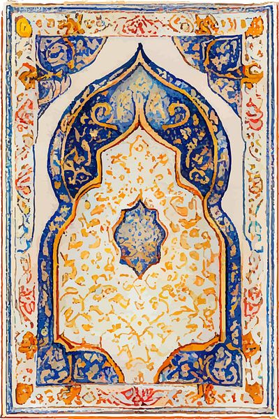 eco concept Luxury Prayer Rug, Prayer Prayer Rug, Dowry, 70x120, Soft Prayer Rug