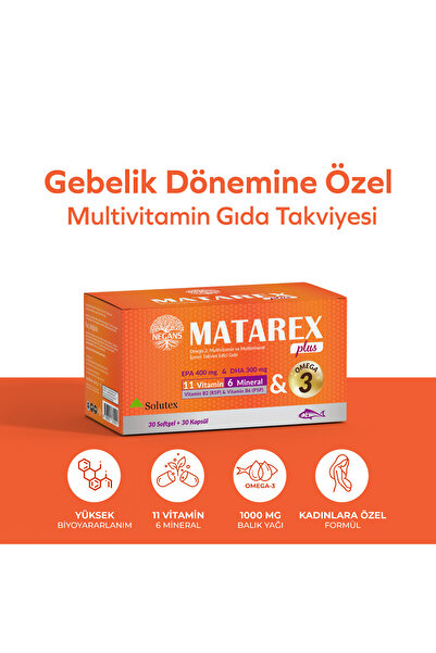 NEGANS Matarex Plus Gebelik Dönemine Özel Multivitamin