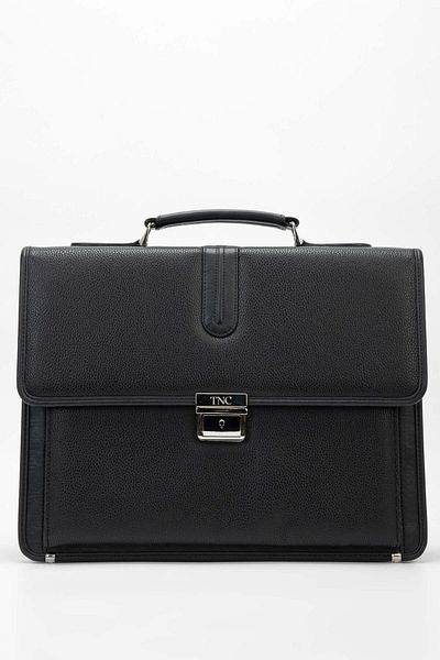 Tamer Tanca Men's Black Vegan Handbag