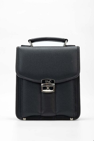 Tamer Tanca Men's Vegan Black Handbag