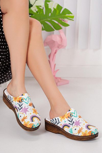 Dr. Mitra Papuci Sabo pentru femei Wood Look 533