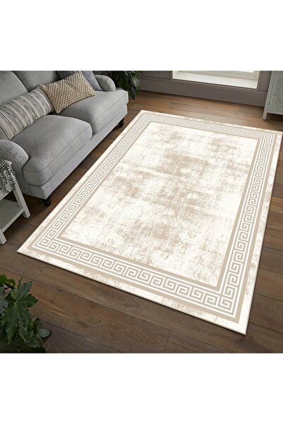 FABBHOME Modern Dijital Baskı Dört Mevsim Yıkanabilir Kaymaz Taban Salon Halı...