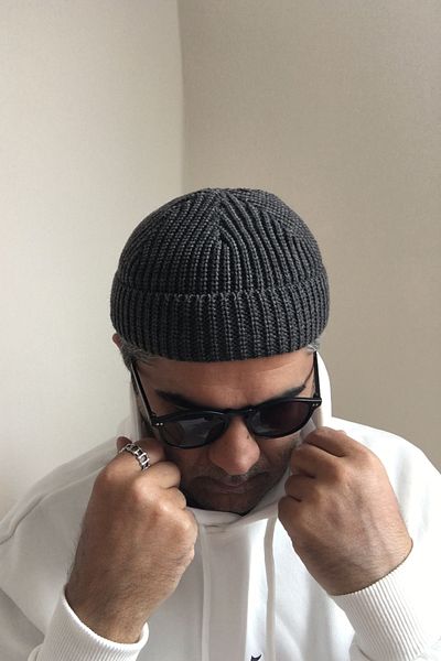Outlet Çarşım Men's Docker Knitted Beanie Short Model Hipster Skullcap