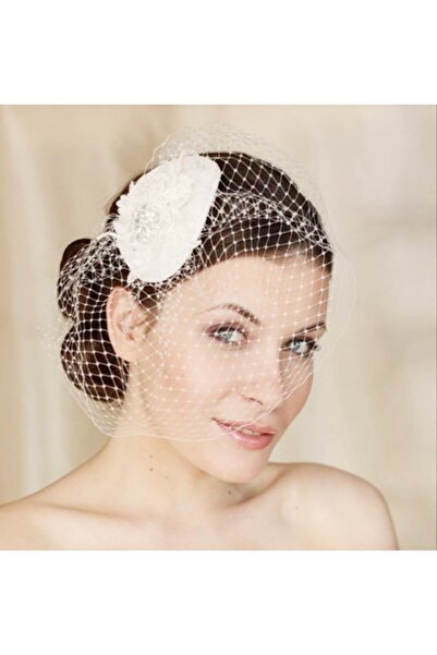 BBA TULLE STORE LÜX Nikah Şapkası,Düğün Şapkası,Vualet,Kına Şapkası,Kep,Gelin...