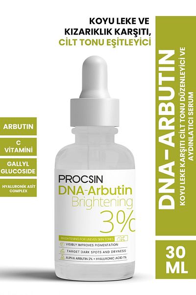 PROCSIN Dna-arbutin Anti-Dark Spot Skin Tone Regulator and Brightening Serum 30 ml