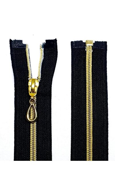 e tuhafiye Fermoar Gold Gear Black Separe (cu șase deschideri) 45 cm