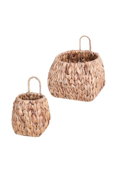 CasaLinda hasır oval duvar saksılık büyük boy 5038